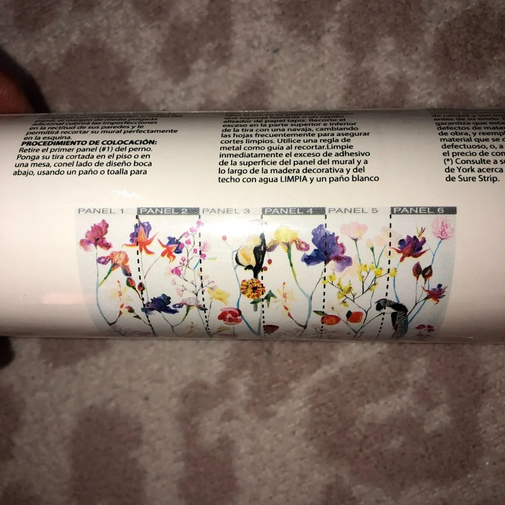 New Anthropologie Home Decor Voutsa Garden Chinoiserie Mural Wallpaper 9’x9’